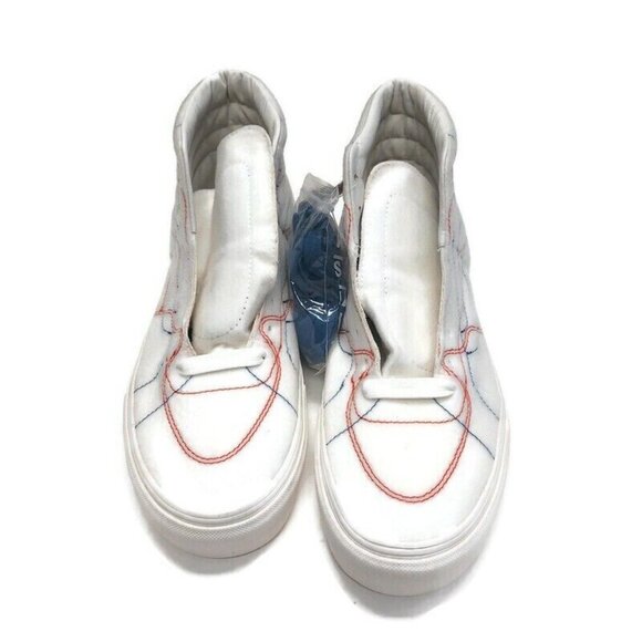 Vans Size 9 Hi Taka Hayashi Vault LX DIY Skateboard Shoes 721454 Marshmallow - Picture 7 of 12